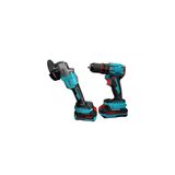 Cat Power Catpower E1030 Kömürsüz Li-On Akülü 2 Li Kombo Set - Matkap Ve Avuç Taşlama 20 V 4.0Ah + 2