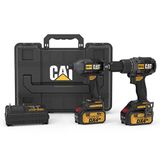 Cat Power Dx12k.2 18V 4.0Ah Li-Ion Çift Akülü Kömürsüz Şarjlı Darbeli Matkap + Dx71.2 Kömürsüz Darbeli Tornavida Seti