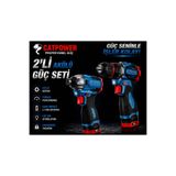 Cat Power KÖMÜRSÜZ Li-iON AKÜLÜ 2'Lİ KOMBO SET - MATKAP VE TORKLU VİDALAMA 16V 2.0Ah