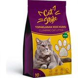 Cat Style 10 lt Bentonit Naturel Topaklanan Kedi Kumu