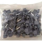 Cat TE2510 ,2x2.5 mm/gri 200-Adet Kablo Yüksük
