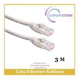 Cat5e Network Kablo Od5.5 7/0.12 Cl*8C - 3M