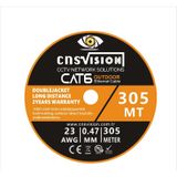 Cat6 305 Metre Dış Ortam 0,47mm Çift Ceketli Çift Katman Outdoor Cat6 Kablo 305mt Kutu
