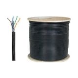 Cat6 Dış Ortam Kablosu Ethernet 20 Metre Internet Modem Lan RJ45 Uçları Çakılı