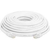 Cat6 Ethernet Internet Lan Network Patch Kablo - Fabrikasyon 15 Metre - Beyaz