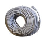 Cat6 Ethernet Kablosu 50 Metre Utp Rj45 Patch İnternet Bilgisayar Modem Bağlantı Kablosu Beyaz