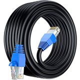 Cat6 Kablo 10 Metre Siyah