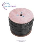 Cat6 Utp 305 Metre 23 Awg 0.56 Mm Network Kablosu Outdoor Double Jack Gri+siyah