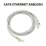 CAT6 UTP Patch Kablo Ethernet Kablosu Gri Renk 25 Metre