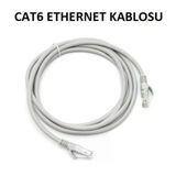 CAT6 UTP Patch Kablo Ethernet Kablosu Gri Renk 30 Metre