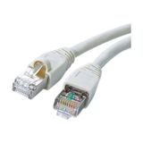 CAT610BF 10 Metre Beyaz Cat6 RJ45 Lan Kablosu Uçları Hazır Takılı 100/1000 Mbps Bilgisayar Modem Internet Ethernet Kablosu (Beyaz, 10 Metre) - 1 GB - 00-Siyah - Beyaz - Option-1