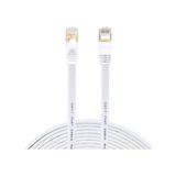 Cat7 Ethernet Ağ Kablosu, Yüksek Hızlı Rj45 Bağlantı, 10 Gigabit, Düz Beyaz (3M)