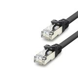 Cat7 Ethernet Patch Kablosu 10 Gbps 600 Mhz 60 Cm - Siyah Hdx5089