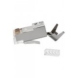 Cat7 Metal Korumalı Rj45 Jack Internet Patch Kablo Ucu Konnektör Jak 1 Adet