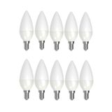 Cata 10 Adet 5w Beyaz Işık Led Mum Ampul Buji Ampul Avize Ampulü E14 Ince Duylu Ct 4076 6400 Kelvin