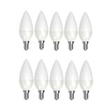 Cata 10 Adet 7W Beyaz Işık Led Mum Ampul Buji Ampul Avize Ampulü E14 Ince Duylu Ct 4079 6400 Kelvin