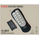Cata 10 Çıkışlı Avize Aydınlatma Kumandası 10X1000w 10Lu Wireless Kontrol Ip20 220 Volt