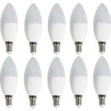 Cata 10 'lU 7 W Mum Ledli Buji LED Ampul-Ince E14 Duy-Avize Ampülü-Gün Işığı 3200K