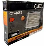 Cata 100W Beyaz Slim LED Projektör - 3000K - Gün Işığı