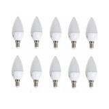 Cata 10'lu 7W LED Mum Avize Ampulü Buji Ampul Günışığı