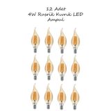 Cata 12 Adet 4w Rustik Led Buji Ampul - Ct-4281