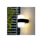Cata 12 W İki Yönlü Led Duvar Aplik - Gün Işığı (3000K) - Siyah - IP54 - CT-7048