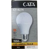 Cata 1/5/10 Adet 15 Watt Beyaz Işık LED Ampul 6500K 1200 Lümen Çipli Driverlı Model 15000SAAT Kullanım Ömrü CT4274B