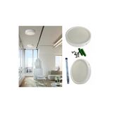 Cata 18W Beyaz Kasa Sıva Üstü Oval Led Panel Armatür Ct-5233B-B Beyaz Işık