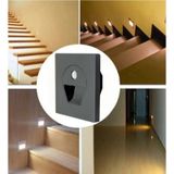 Cata 1w Ct-5170s Sensörlü Fotoselli Koridor Armatürü Led Aydınlatma Füme Kasa Günışığı Füme