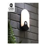 Cata 20 W Sensörlü Palermo Led Duvar Armatürü - Sarı Işık (4000K) - Siyah Kasa