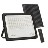 CATA 200 W Led Projektör CT-4649 Beyaz Işık, Kumandalı, CT-4649B