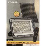 Cata 200w Solar Led Projektör Beyaz Işık Ct-4649 Cata