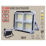 Cata 200W Taşınabilir Şarjlı Solar Projektör 6400K - 4000K - 3200K