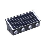Cata 20w Kos Solar Şarjlı Led Duvar Bahçe Aydınlatma Aplik Ct-8010