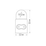 Cata 20w T5 Ledli Bant Armatür Beyaz Eklenebilir 117cm Anahtarlı Cat Ct-2469b