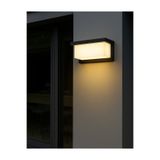 Cata 30 Watt Gün Işığı Siyah Dış Mekan Led Aplik Su Geçirmez 3200K IP44 220V 2400LM CT7084 CUNDA