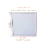 Cata 30W 30X30 Kare Led Panel Armatür Sıva Üstü Beyaz Kasa Beyaz Işık 6400K 3200Lm 220V Ip20