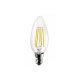 Cata 3200K Günışığı E14 4W 600 Lümen Rustik Buji Ampul ct-4066 15000 Saat Işık Ömrü