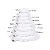 Cata 3W-6W-9W-12W-15W-18W Beyaz Alüminyum Slim Panel Led Armatürler
