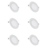 Cata 3W Slim Led Panel %100 Alüminyum 6500K Beyaz Işık (6 ADET) CT-5144B Spot Lamba