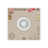 Cata 42W 3 Farklı Renk Modlu Dimlenebilir Poyraz Fan LED Ampul E27 Duy 6500K (Beyaz) CT-1153