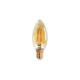 CATA 4W AMBER RUSTİK BUJİ AMPUL E14 400 lm Beyaz Işık Rengi E-27 Duy Tipi