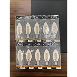 Cata 4W Flamanlı Şeffaf LED Buji Ampul CT-4066 - Günışığı 10 Lu Paket - Gün Işığı