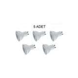 Cata 5 ADET CATA CT 4215 7W Led Çanak Ampul 6400K Beyaz Işık