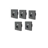 Cata 5 Adet Ct-5170Sg 1W Sensörlü Koridor Armatürü Siyah Kasa(Gün İşığı)