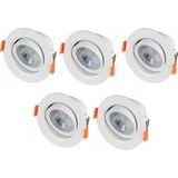 Cata 5 Adet Ct 5204 Cata 7 W Sıva Altı Led Spot Beyaz 6500k