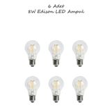 Cata 6 Adet 8w Edison Led Ampul / Ct-4217