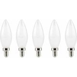 Cata 7W LED Buji Ampul E14 5 Adet/İnce Duy Beyaz Işık 6400K Enerji Tasarruflu Ampul Türü