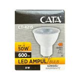 Cata 8W (50W) 3000K Sarı Işık GU10 Duylu LED Spot Ampul