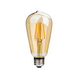 Cata 8W E27 Amber Renk Rustik LED Ampul Duy Tipi E-27 Güç Tüketimi 8 Watt CT-4290 - Yok